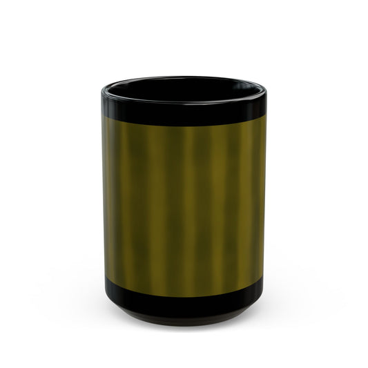 gold Striped Black Mug – 11oz & 15oz ceramic mug