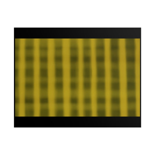 Abstract Yellow Grid Poster — Modern Geometric Wall Art