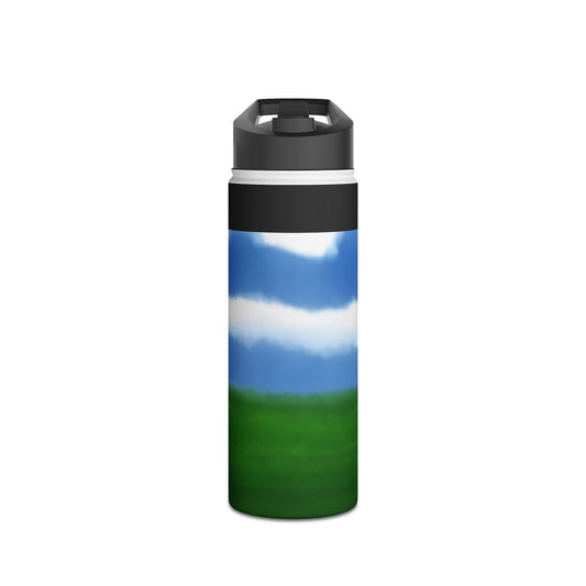Nature-Inspired Stainless Steel Water Bottle, Eco-Friendly Drinkware, Outdoor Adventure, Gym Hydration, Personalized Gifts, Travel Companion