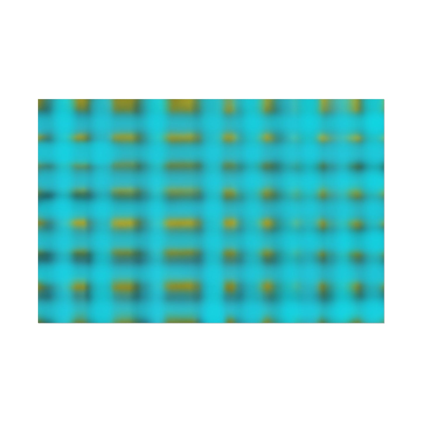 Abstract Turquoise Grid Poster — Modern Geometric Wall Art