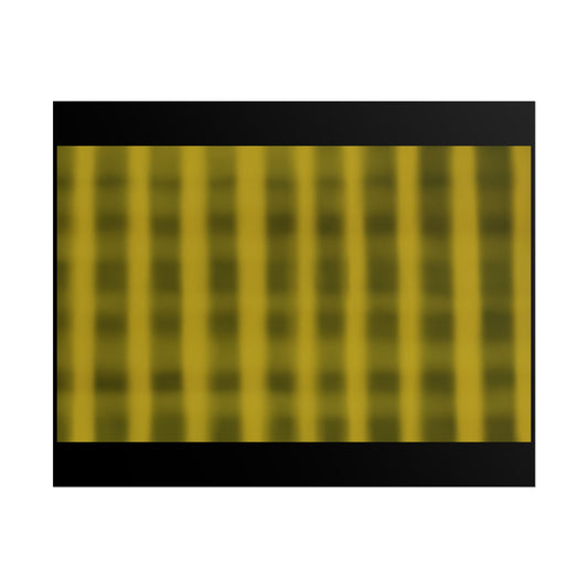 Abstract Yellow Grid Poster — Modern Geometric Wall Art