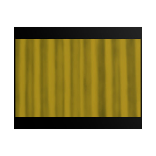 Gold Curtain Rolled Poster — Theater Stage Wall Art