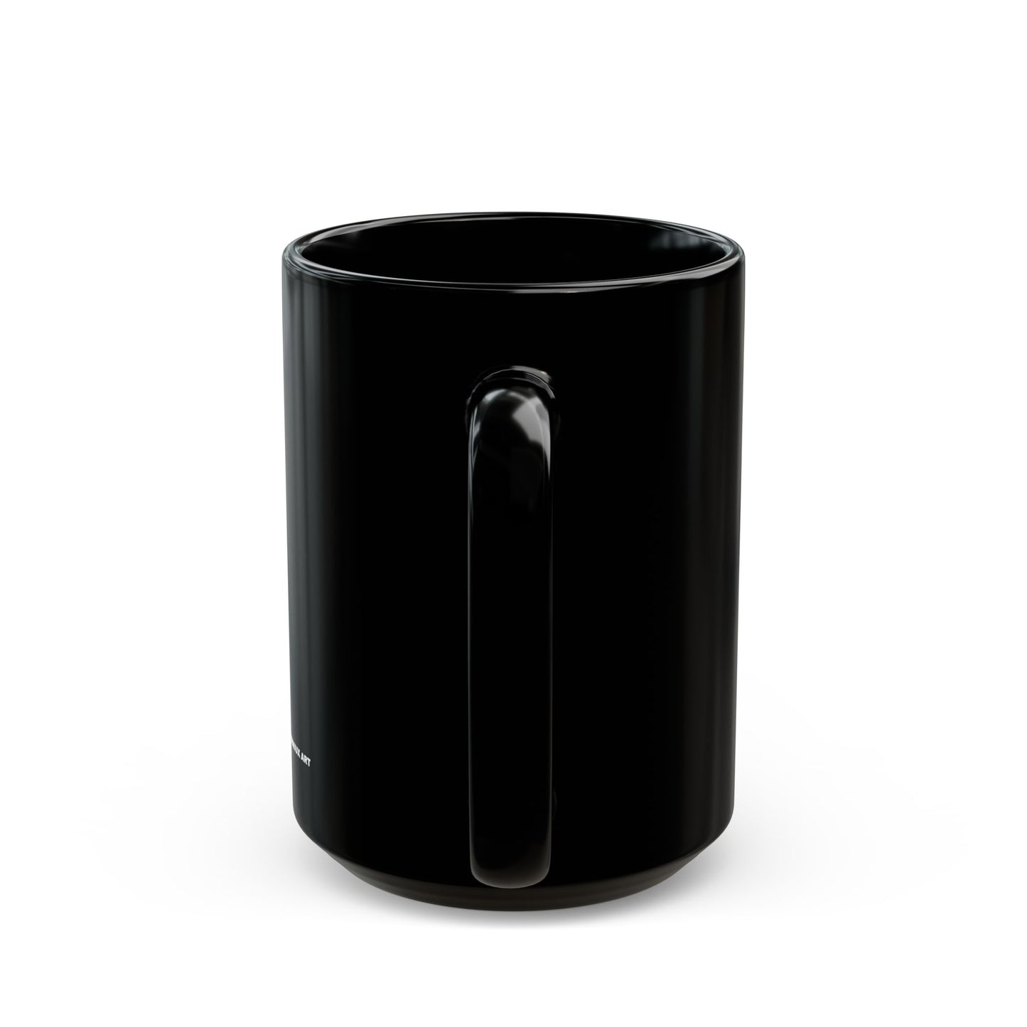 Abstract Black & White Geometric Mug — Modern Architectural Pattern_perfect for office (11oz/15oz)