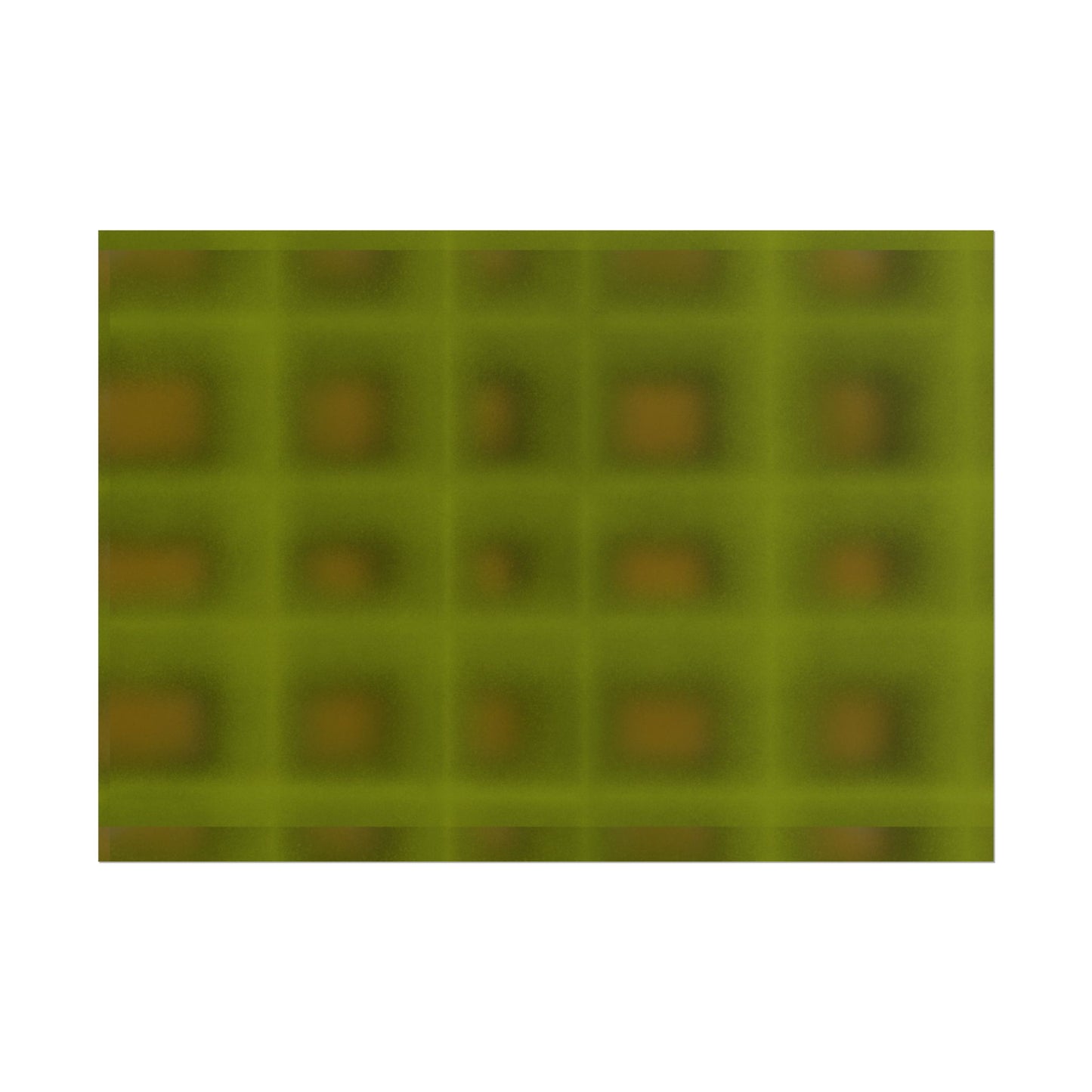 Green Grid Abstract Poster — Modern Geometric Wall Art (Rolled Poster)