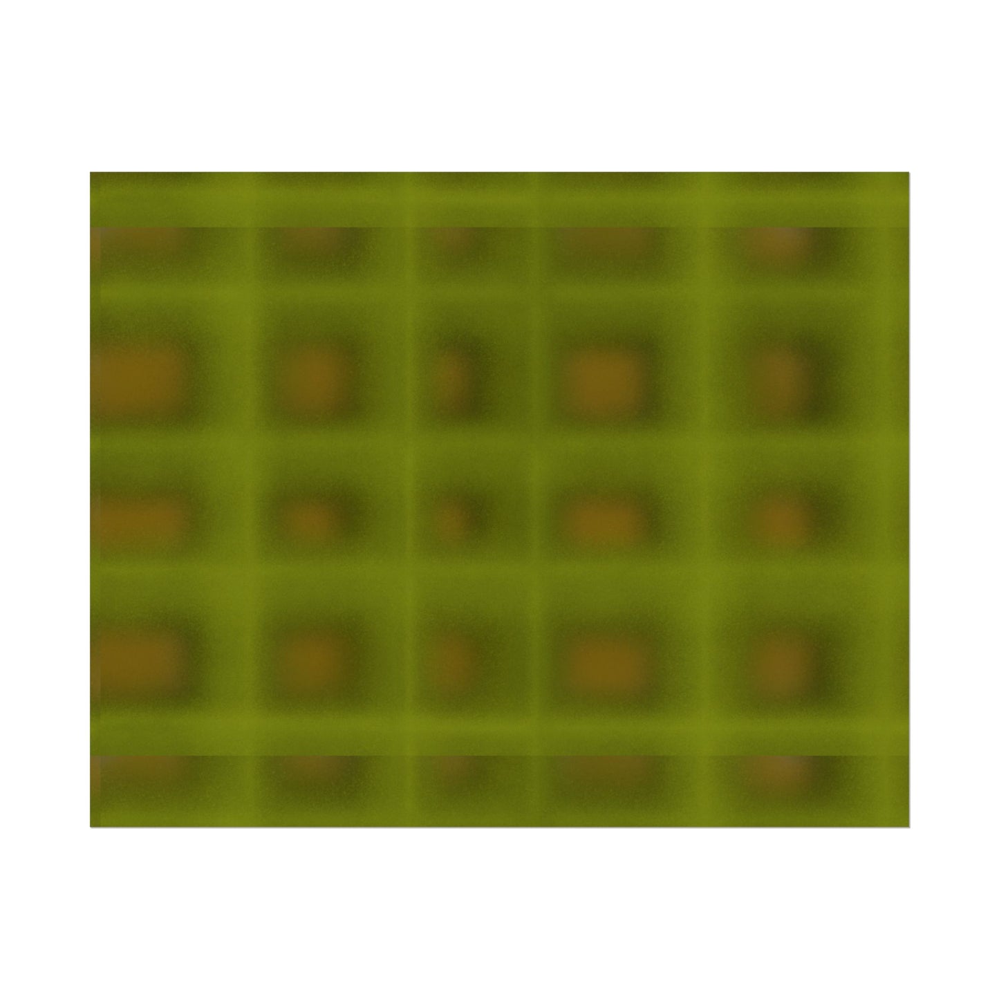 Green Grid Abstract Poster — Modern Geometric Wall Art (Rolled Poster)