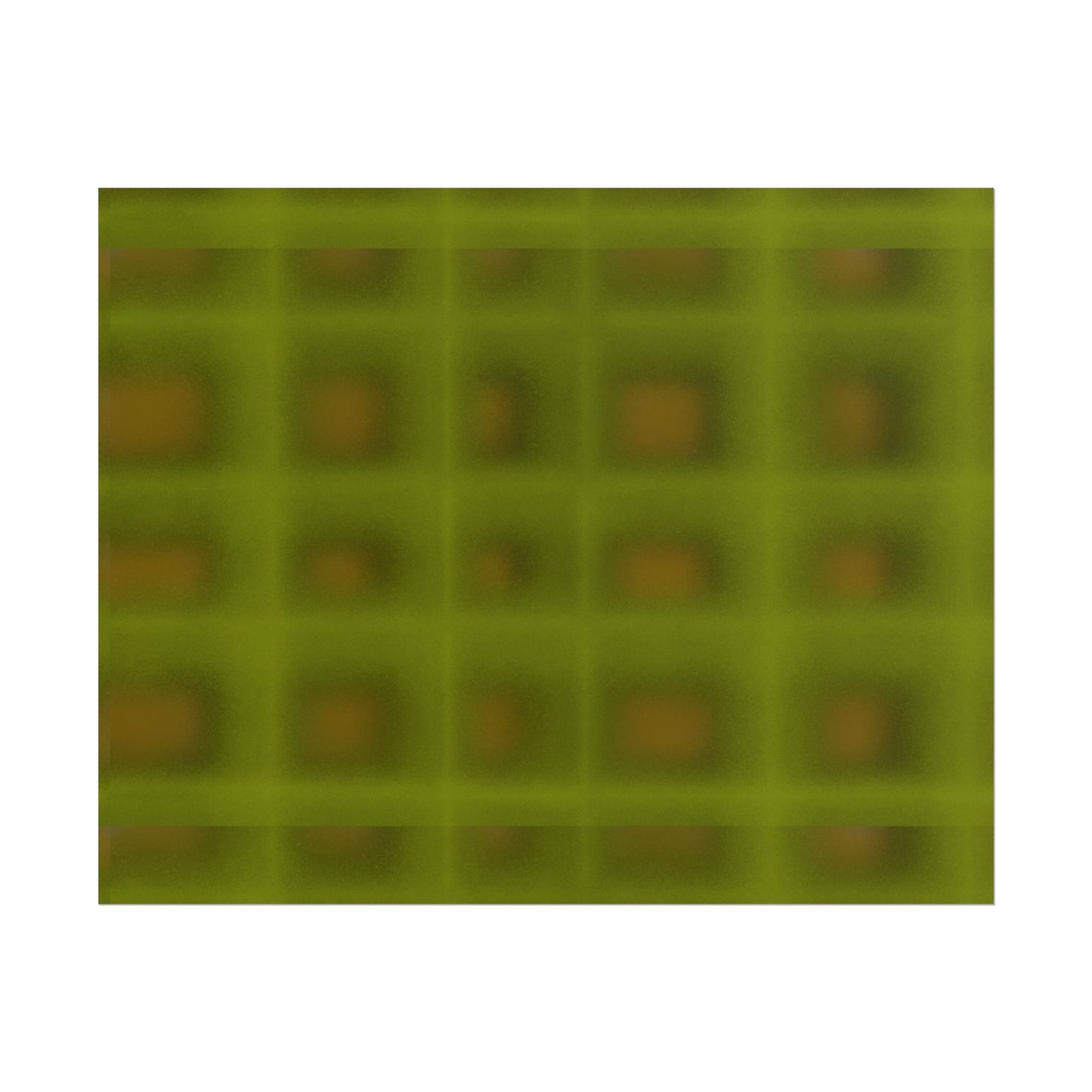 Green Grid Abstract Poster — Modern Geometric Wall Art (Rolled Poster)