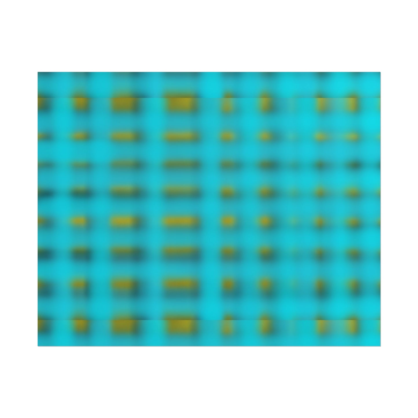 Abstract Turquoise Grid Poster — Modern Geometric Wall Art