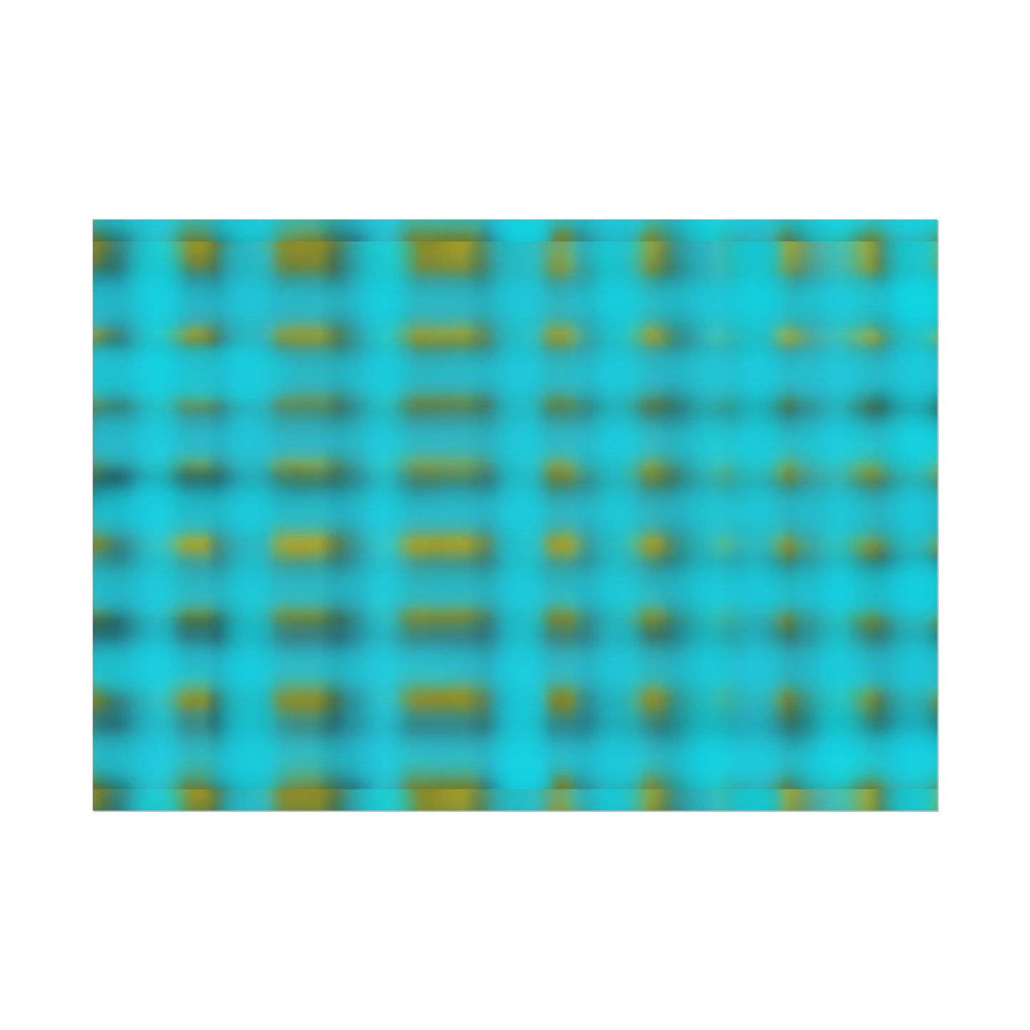 Abstract Turquoise Grid Poster — Modern Geometric Wall Art