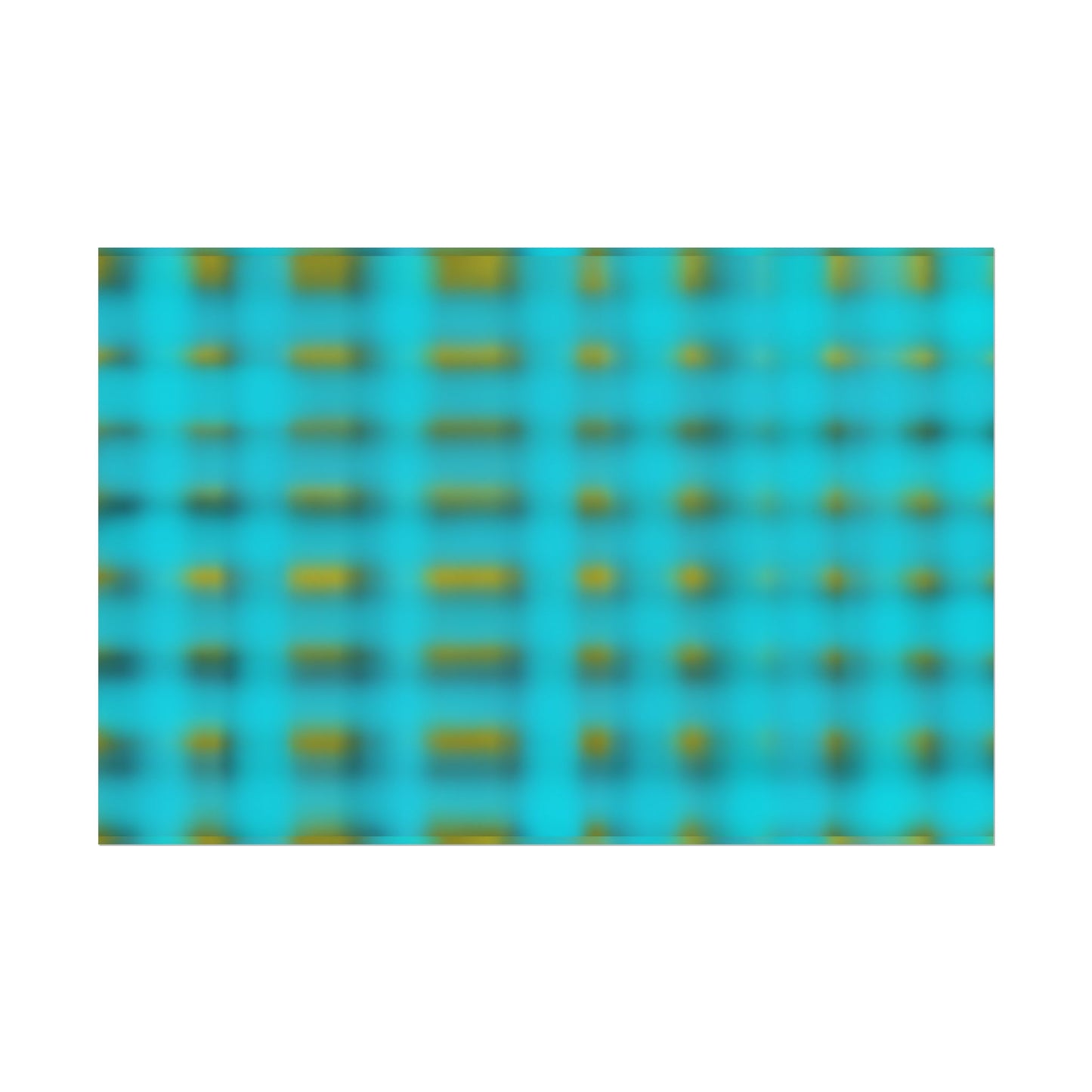 Abstract Turquoise Grid Poster — Modern Geometric Wall Art