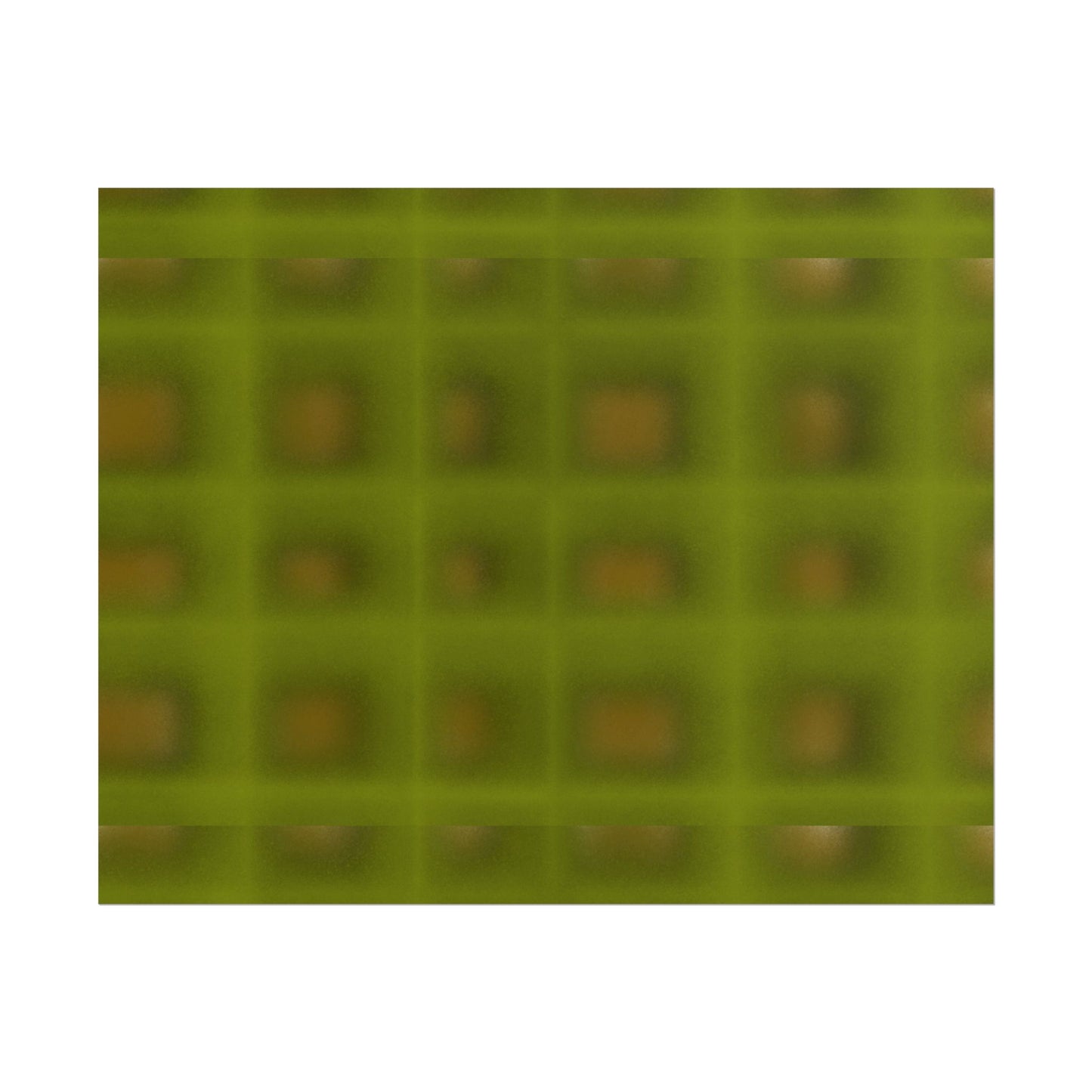 Green Grid Abstract Poster — Modern Geometric Wall Art (Rolled Poster)