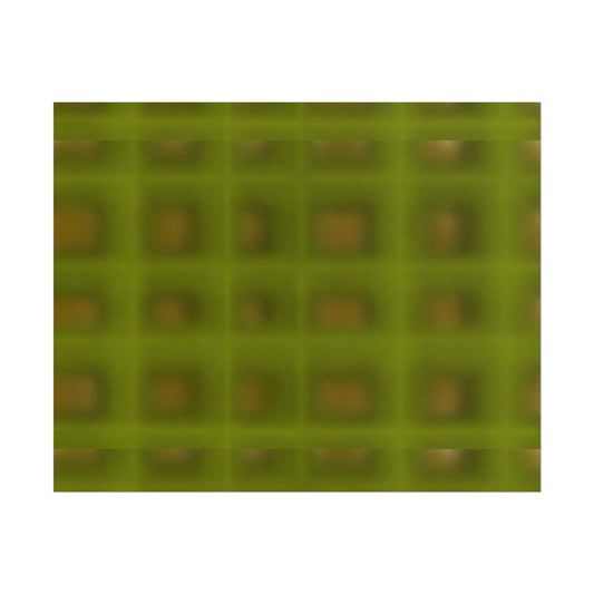 Green Grid Abstract Poster — Modern Geometric Wall Art (Rolled Poster)