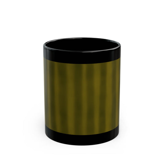 gold Striped Black Mug – 11oz & 15oz ceramic mug