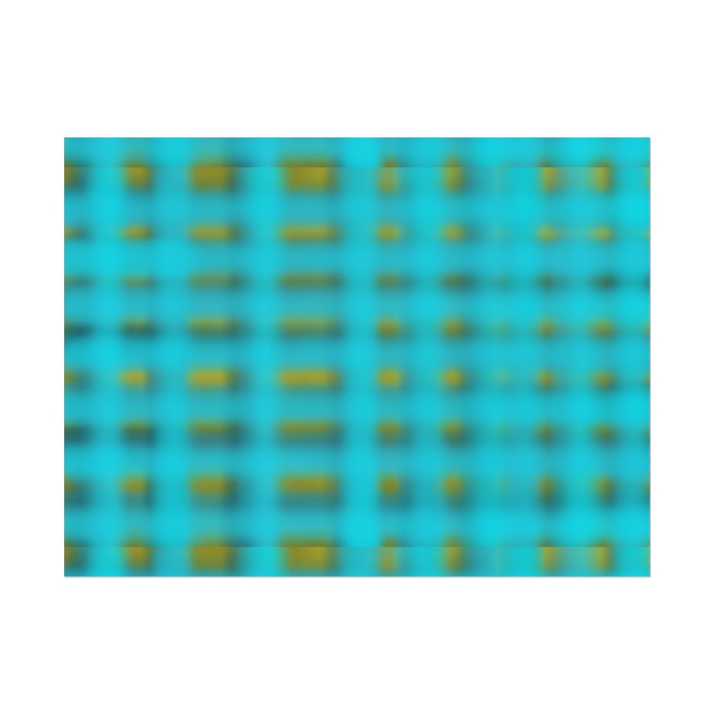 Abstract Turquoise Grid Poster — Modern Geometric Wall Art