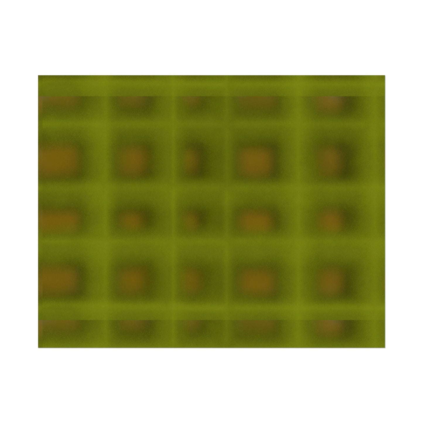 Green Grid Abstract Poster — Modern Geometric Wall Art (Rolled Poster)