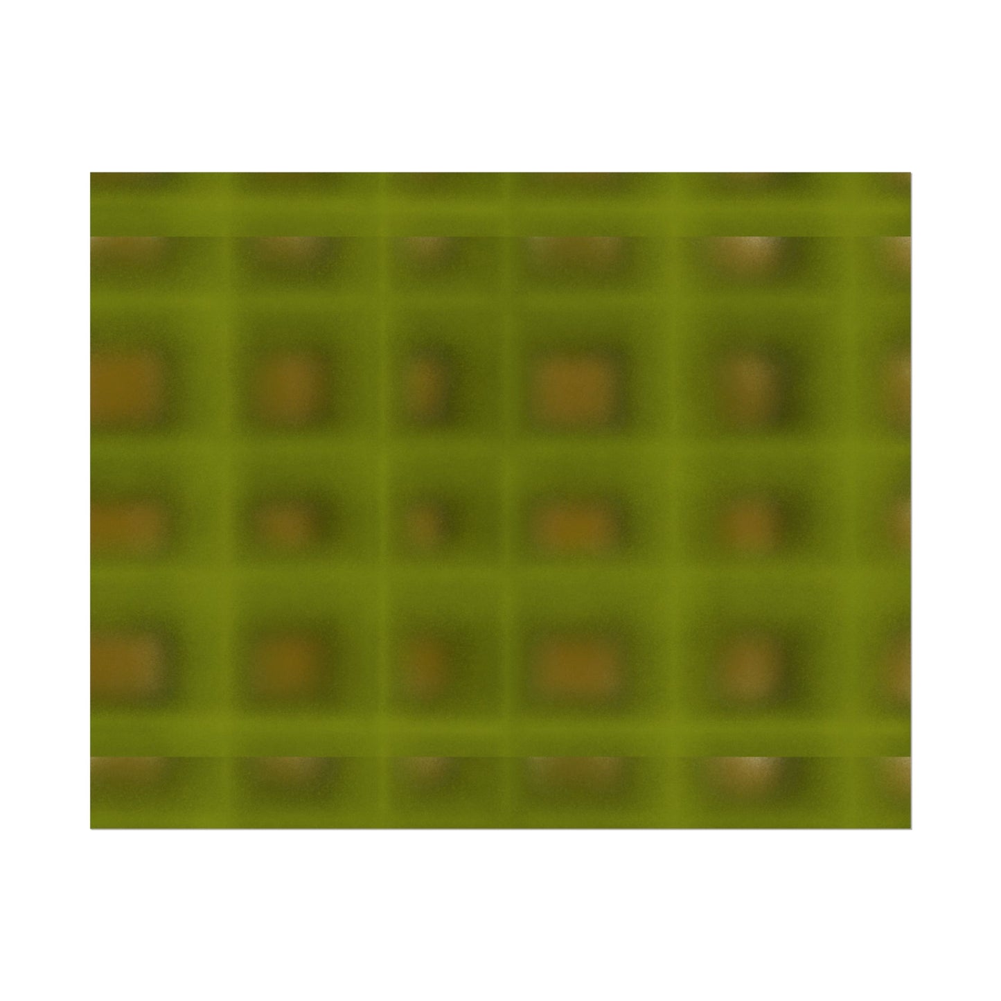 Green Grid Abstract Poster — Modern Geometric Wall Art (Rolled Poster)