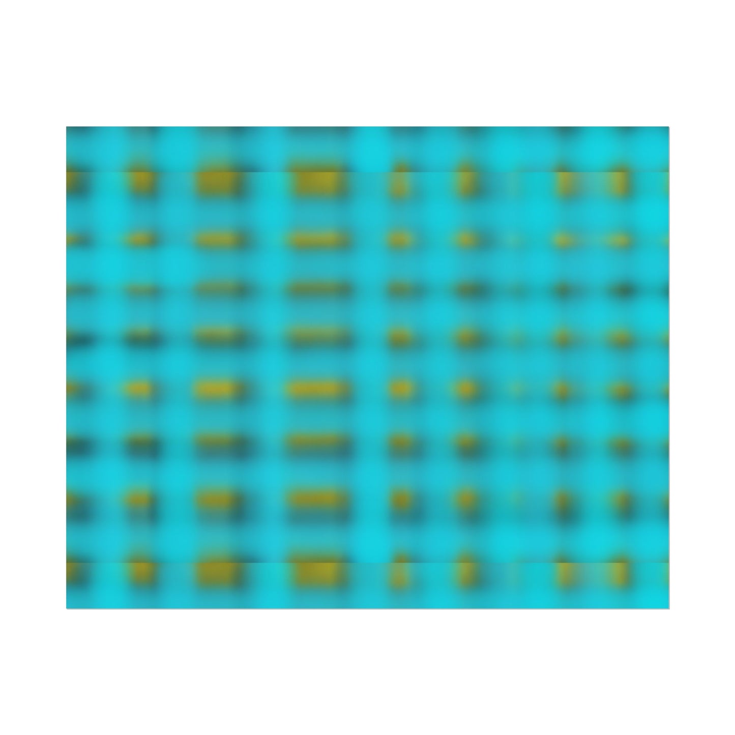 Abstract Turquoise Grid Poster — Modern Geometric Wall Art