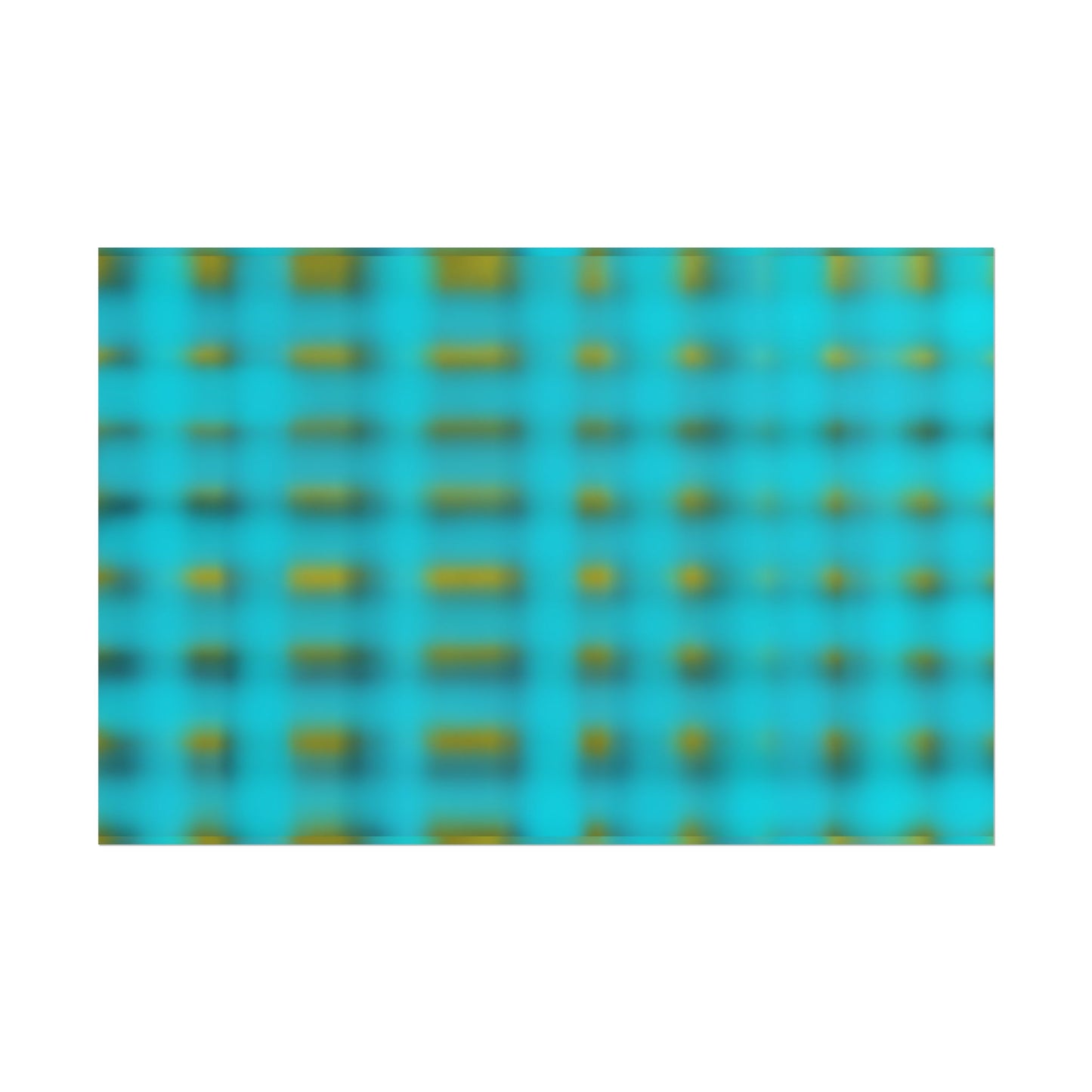 Abstract Turquoise Grid Poster — Modern Geometric Wall Art