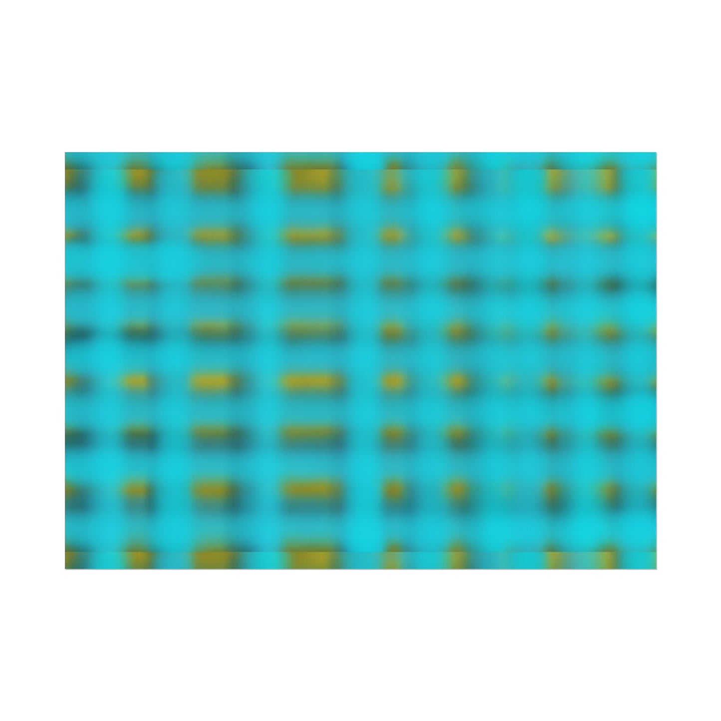 Abstract Turquoise Grid Poster — Modern Geometric Wall Art