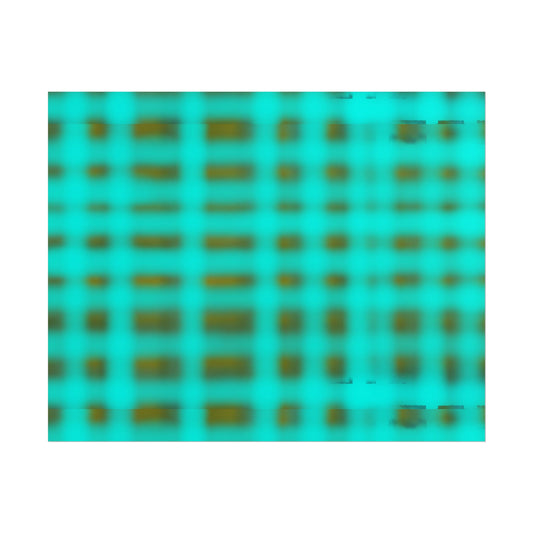 Teal Grid Abstract Poster — Modern Geometric Wall Art