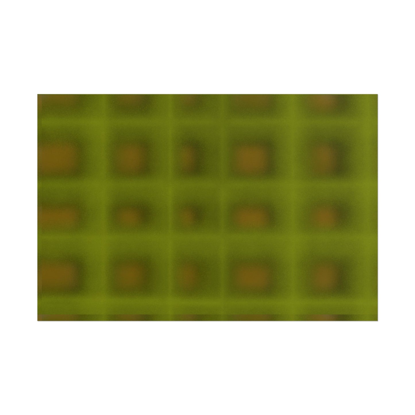 Green Grid Abstract Poster — Modern Geometric Wall Art (Rolled Poster)