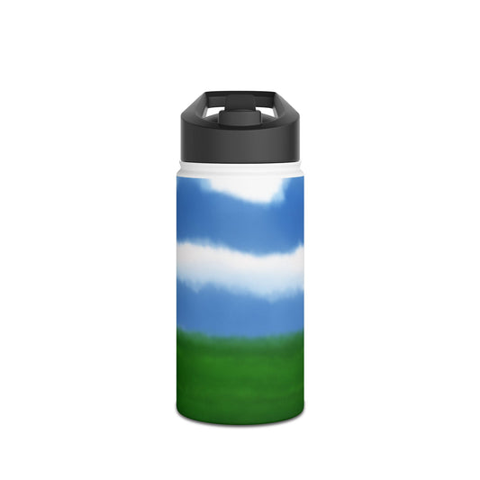 Nature-Inspired Stainless Steel Water Bottle, Eco-Friendly Drinkware, Outdoor Adventure, Gym Hydration, Personalized Gifts, Travel Companion